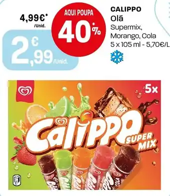 Intermarché Calippo super mix promoção