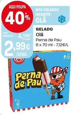 Intermarché Gelado Olá Perna de Pau promoção