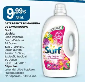 Intermarché Detergente p/ máquina de lavar roupa surf promoção