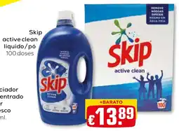 Bolama skip active clean liquido/pó promoção