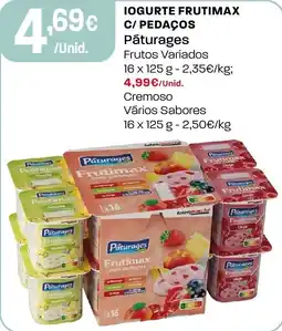 Intermarché Iogurte frutimax c/ pedaços promoção