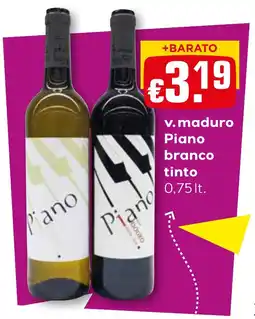 Bolama Piano v. maduro branco tinto promoção