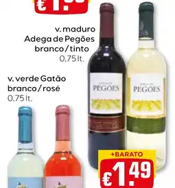 Bolama v. maduro adega de pegões branco/tinto promoção