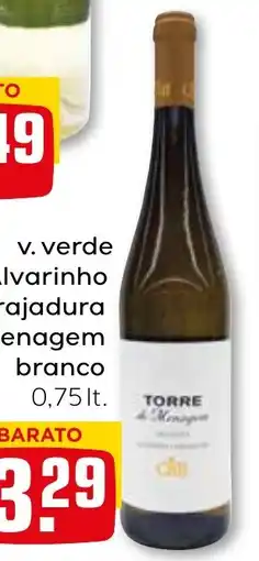 Bolama Torre de Menagem v. verde alvarinho rajadura enagem branco promoção