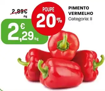 Intermarché Pimento vermelho promoção