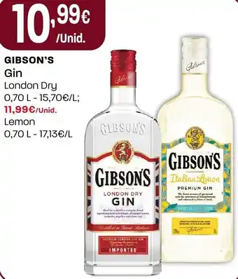 Intermarché Gibson's gin london dry promoção