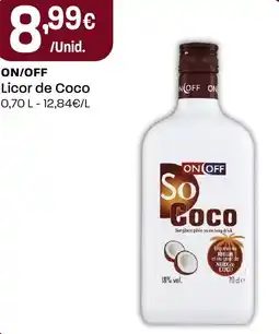 Intermarché On/off licor de coco promoção