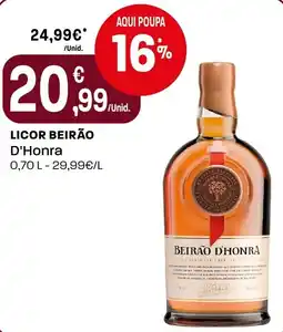 Intermarché Licor beirão d'honra promoção