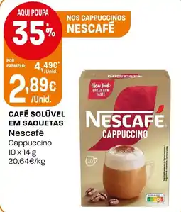 Intermarché Nescafé cappuccino promoção