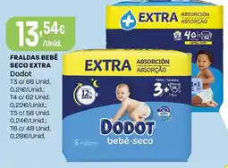 Intermarché Fraldas bebé seco extra dodot promoção