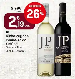 Intermarché jp vinho regional peninsula de setúbal branco, tinto promoção