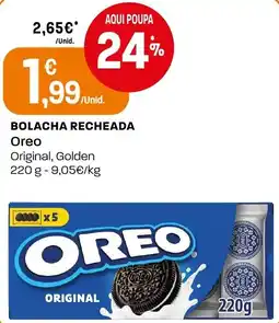 Intermarché Bolacha recheada Oreo Original, Golden promoção