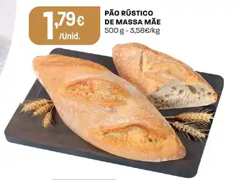 Intermarché Pão rústico de massa mãe promoção