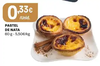 Intermarché Pastel de nata promoção