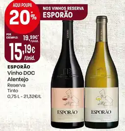 Intermarché esporão vinho doc alentejo reserva tinto promoção