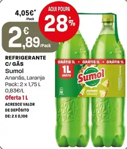 Intermarché Refrigerante c/ gás sumol ananás, laranja promoção
