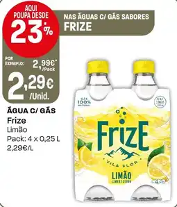 Intermarché Água c/ gás frize limão promoção