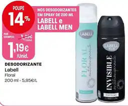 Intermarché Desodorante Labell Floral promoção