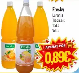 Belita Fresky laranja tropicais promoção