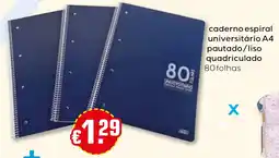 Bolama caderno espiral universitário promoção