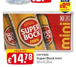 Bolama cerveja super bock mini promoção