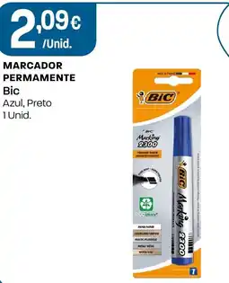 Intermarché Marcador permanente bic azul, preto promoção