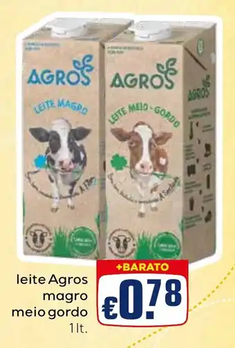 Bolama leite agros magro meio gordo promoção