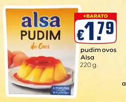 Bolama Pudim ovos Alsa promoção