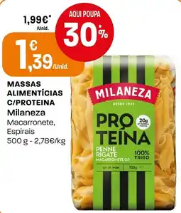 Intermarché Milaneza proteína penne rigate macarronete gr promoção