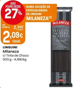 Intermarché Linguini milaneza c/ tinta de choco promoção