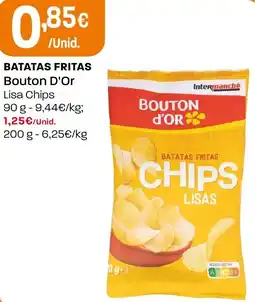 Intermarché batatas fritas bouton d'or promoção