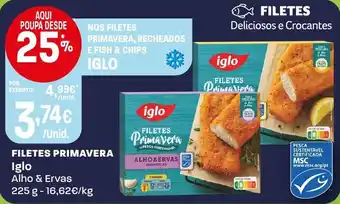Intermarché filetes primavera iglo alho & ervas promoção