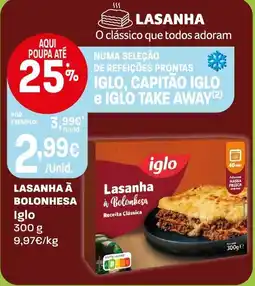 Intermarché Lasanha à Bolonhesa Iglo promoção