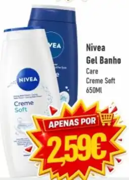 Belita Nivea gel banho care creme soft promoção