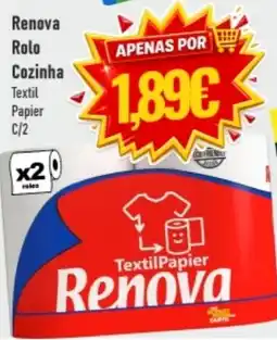 Belita Renova rolo cozinha textil papier c/2 promoção
