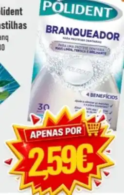 Belita Polident branqueador promoção