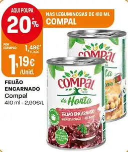 Intermarché Feijão encarnado compal promoção