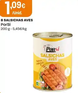 Intermarché Salsichas aves por si promoção