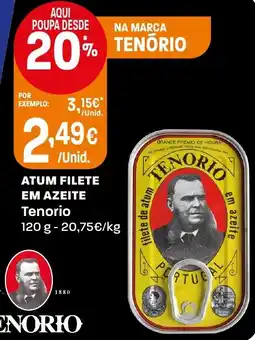 Intermarché Atum filete em azeite Tenorio promoção