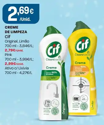 Intermarché Creme de limpeza Cif promoção