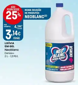 Intermarché Lixívia em gel neoblanç densa+ promoção