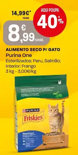 Intermarché Alimento seco p/ gato Purina One promoção