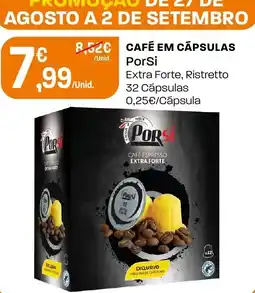 Intermarché Café em cápsulas porSi promoção