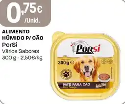 Intermarché Porsí paté para cão com frango adulto promoção