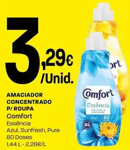 Intermarché Amaciador concentrado p/ roupa comfort essência promoção