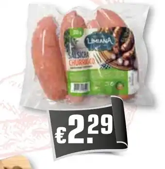 Salsicha churrascada limiana