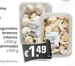 Bolama Cogumelos brancos inteiros promoção