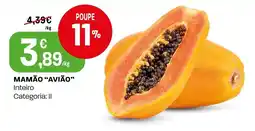 Intermarché Mamão "Avião" promoção