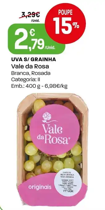 Intermarché Uva s/ grainha vale da rosa promoção