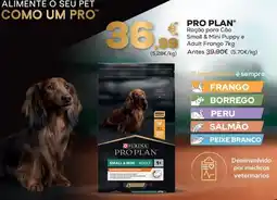 Kiwoko Pro plan ração para cão small & mini puppy e adult frango promoção